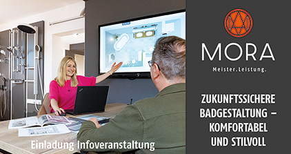 Einladung zu unserer Info-Veranstaltung Zukunftssichere Badgestaltung-komfortabel und stilvoll am 4.11.2026 um 18 Uhr