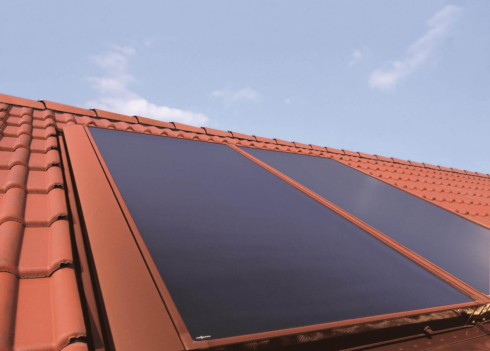 Solarthermie auf Dach
